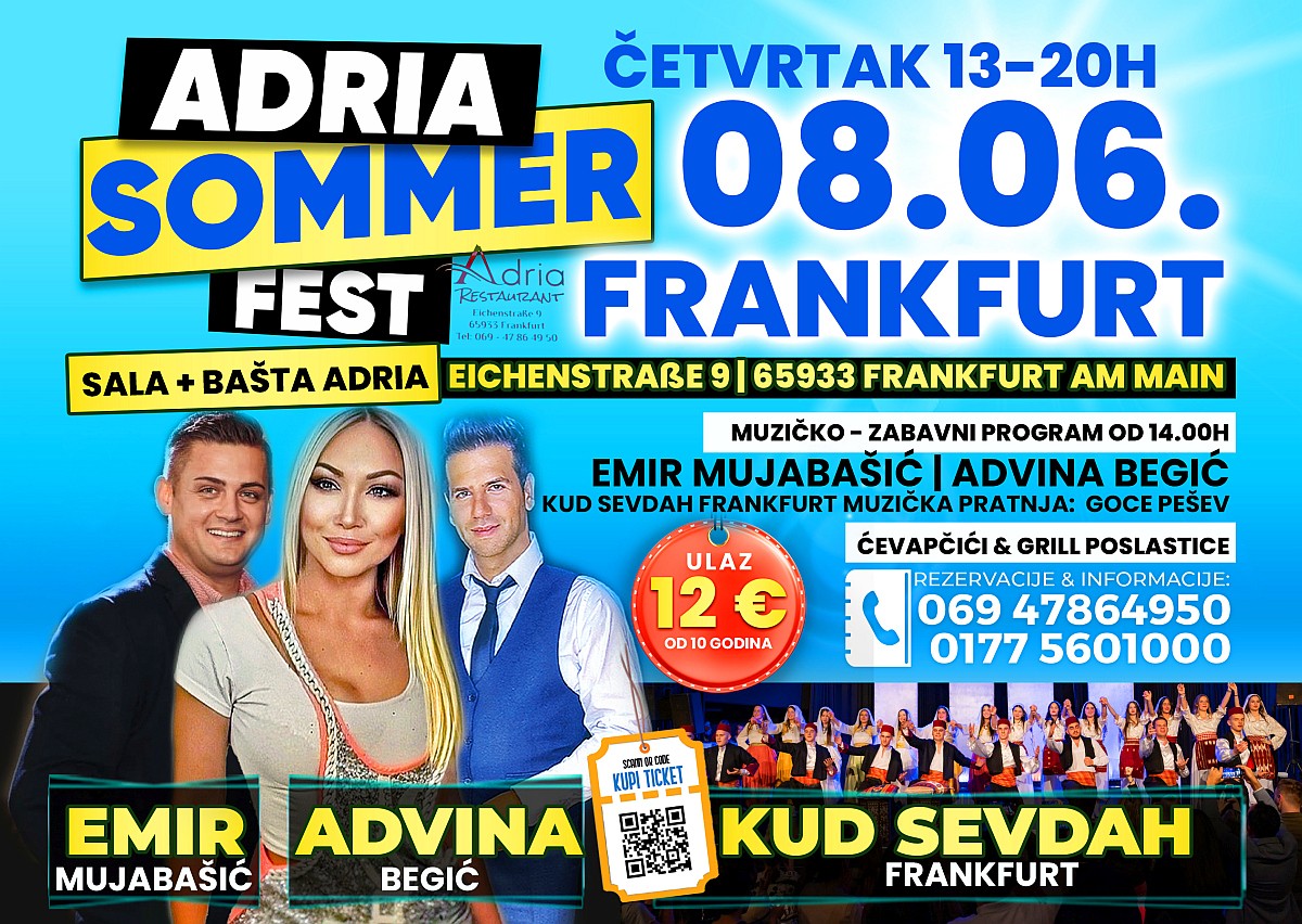 08.06. ADRIA SOMMER FEST FRANKFURT