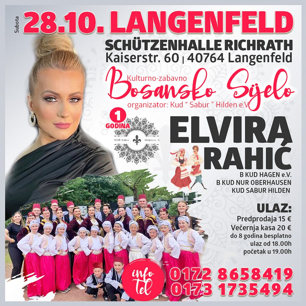 28.10. LANGENFELD – Elvira Rahic