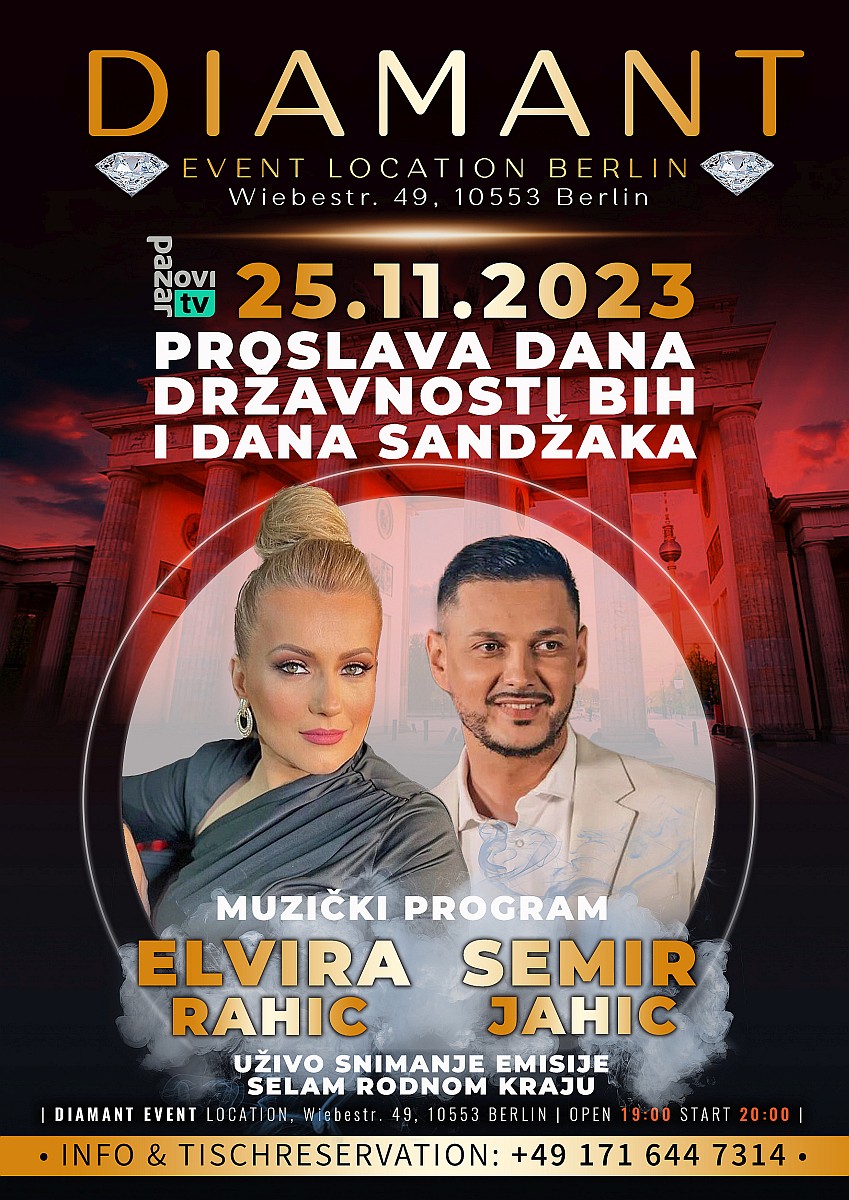 25.11. BERLIN – Semir Jahic & Elvira Rahic