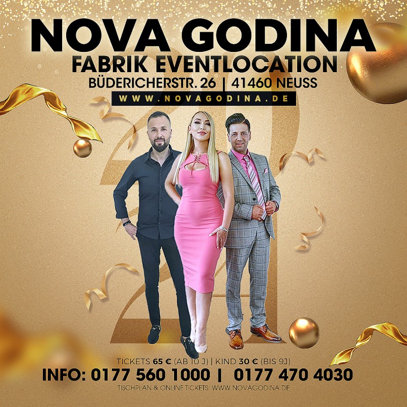 DOCEK NOVE GODINE 2024 – Fabrik Eventlocation NEUSS