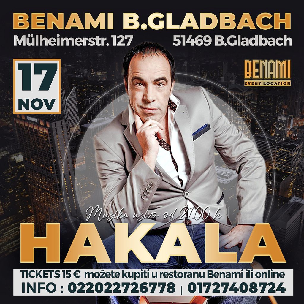 17.11. HAKALA – Benami Bergisch Gladbach