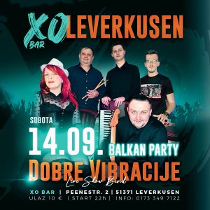 14.09. XO Leverkusen – Bend Dobre Vibracije