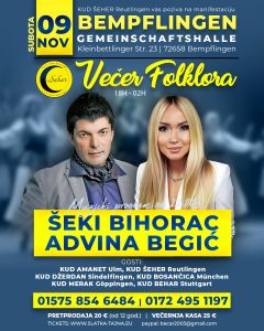 09.11. BEMPFLINGEN – Foklorijada & Advina, Seki Bihorac