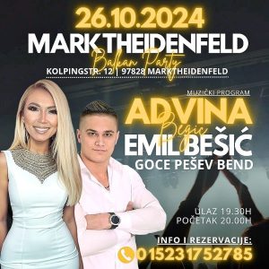 26.10. MARKTHEIDENFELD – Advina, Emil & Goce Bend