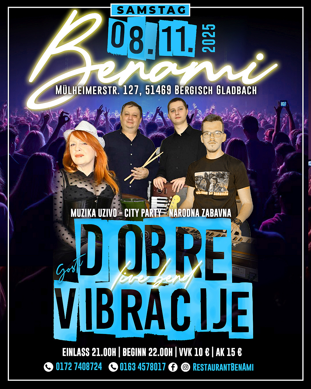 08.11. BERGISCH GLADBACH – Bend Dobre Vibracije