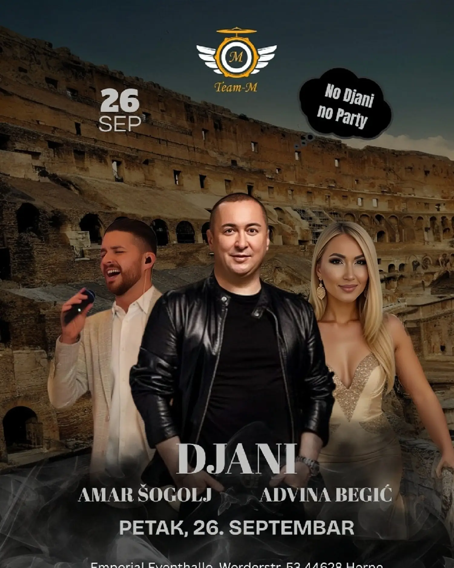 26.09. HERNE Đani, Advina Begic, Amar Sogolj