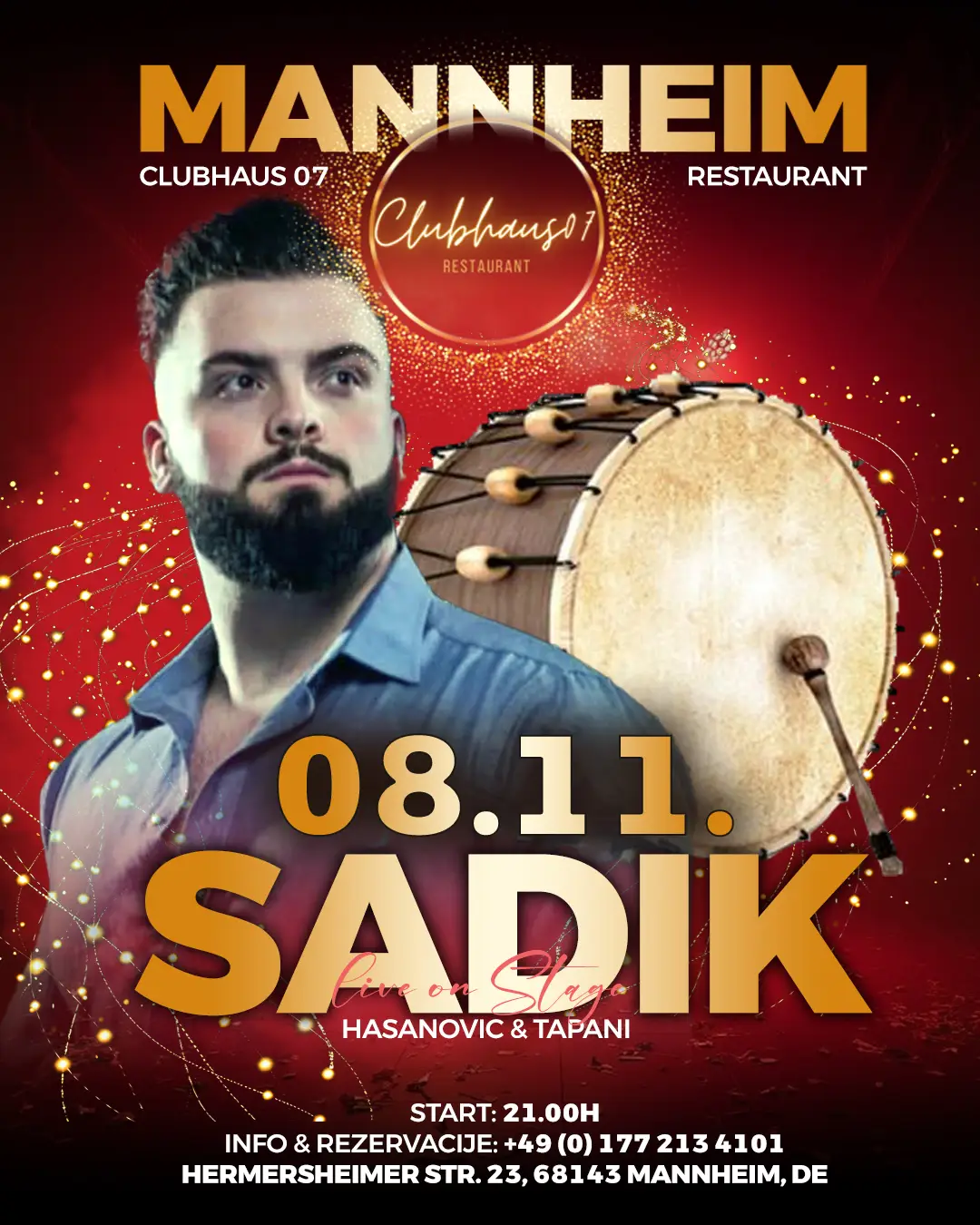 08.11. MANNHEIM – SADIK HASANOVIC & Tapani
