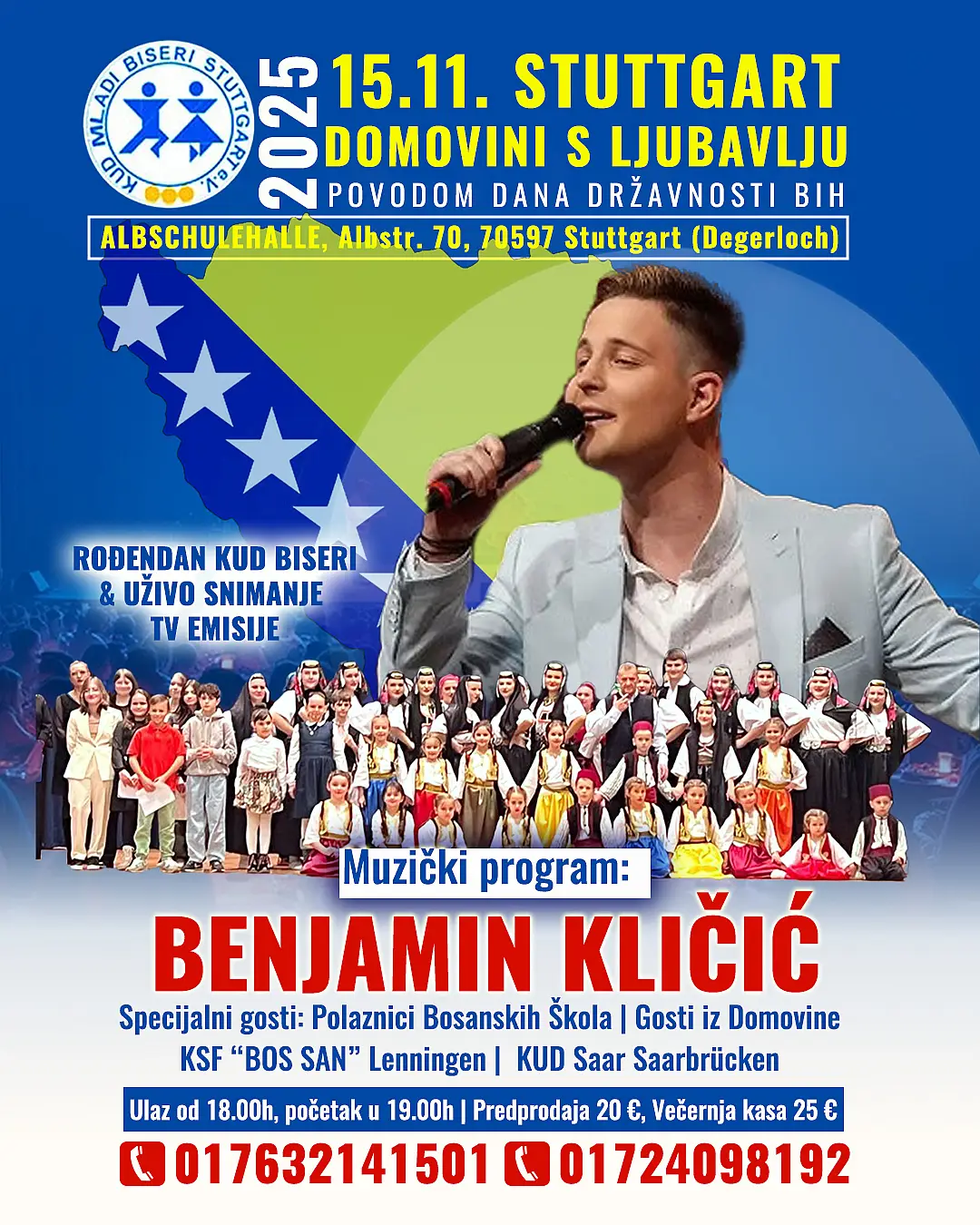 15.11. STUTTGART – Domovini s ljubavlju
