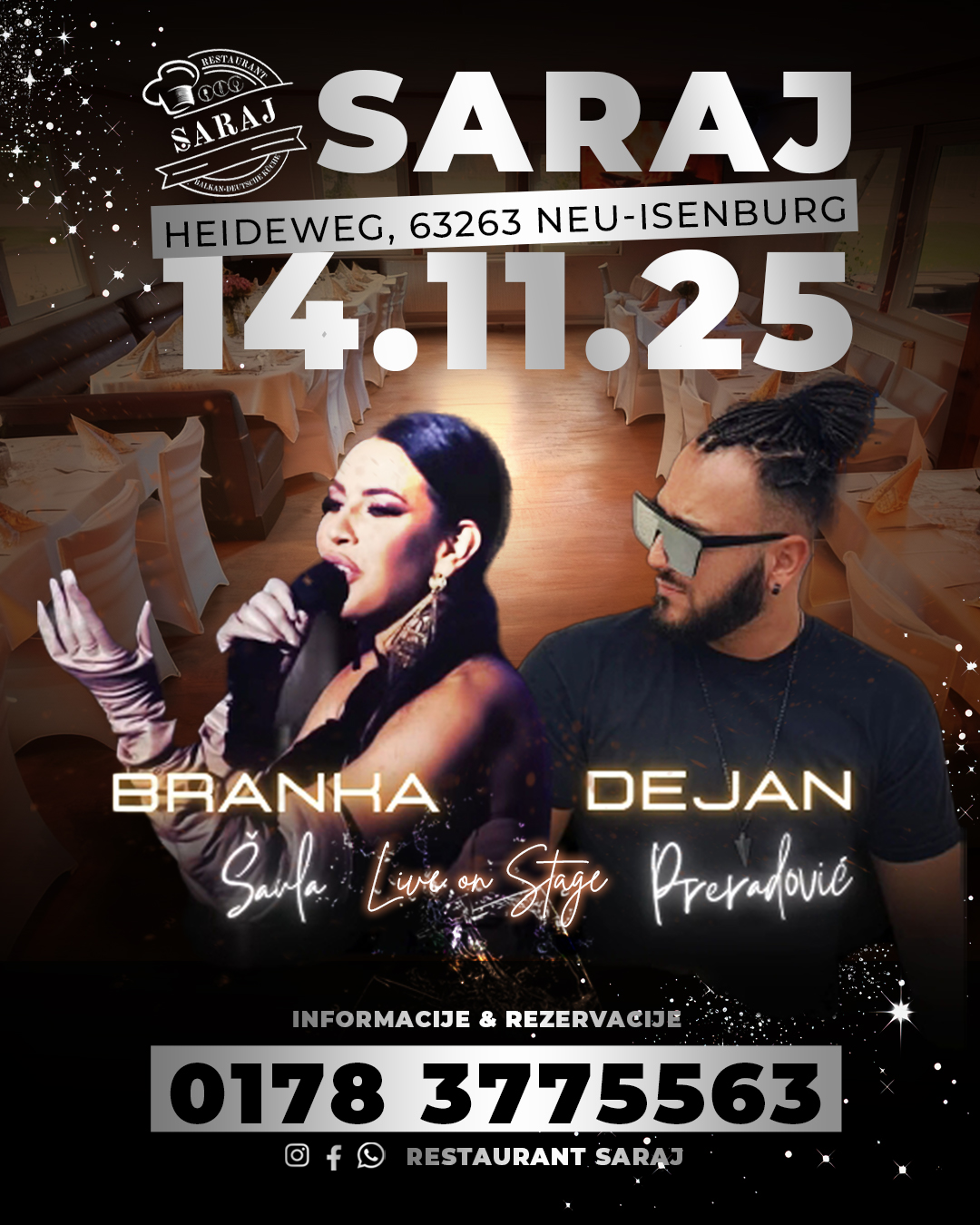 14.11. NEU ISENBRUG Saraj – Branka Šaula & Dejan Preradović