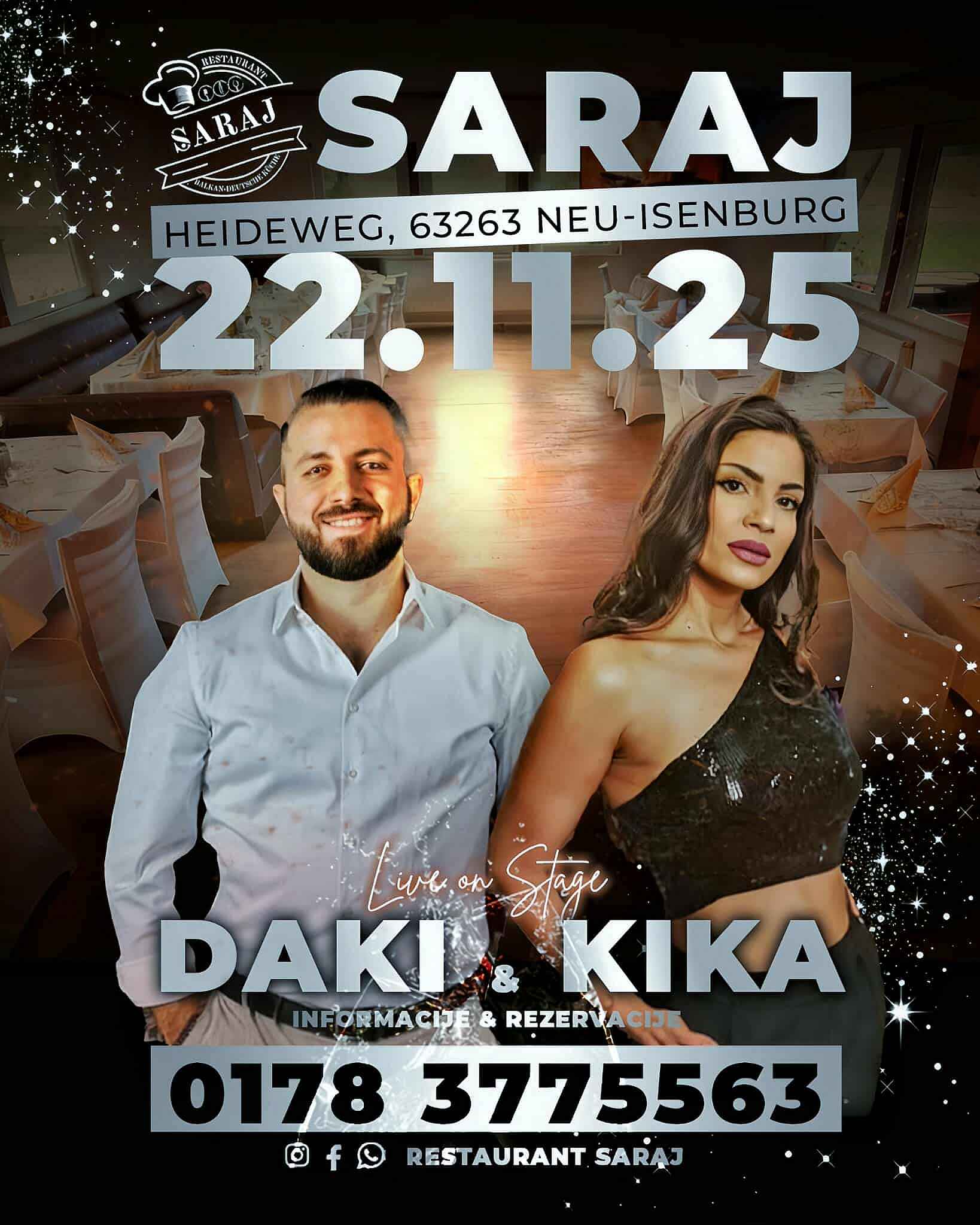 22.11. NEU ISENBURG Saraj – Deki & Kika