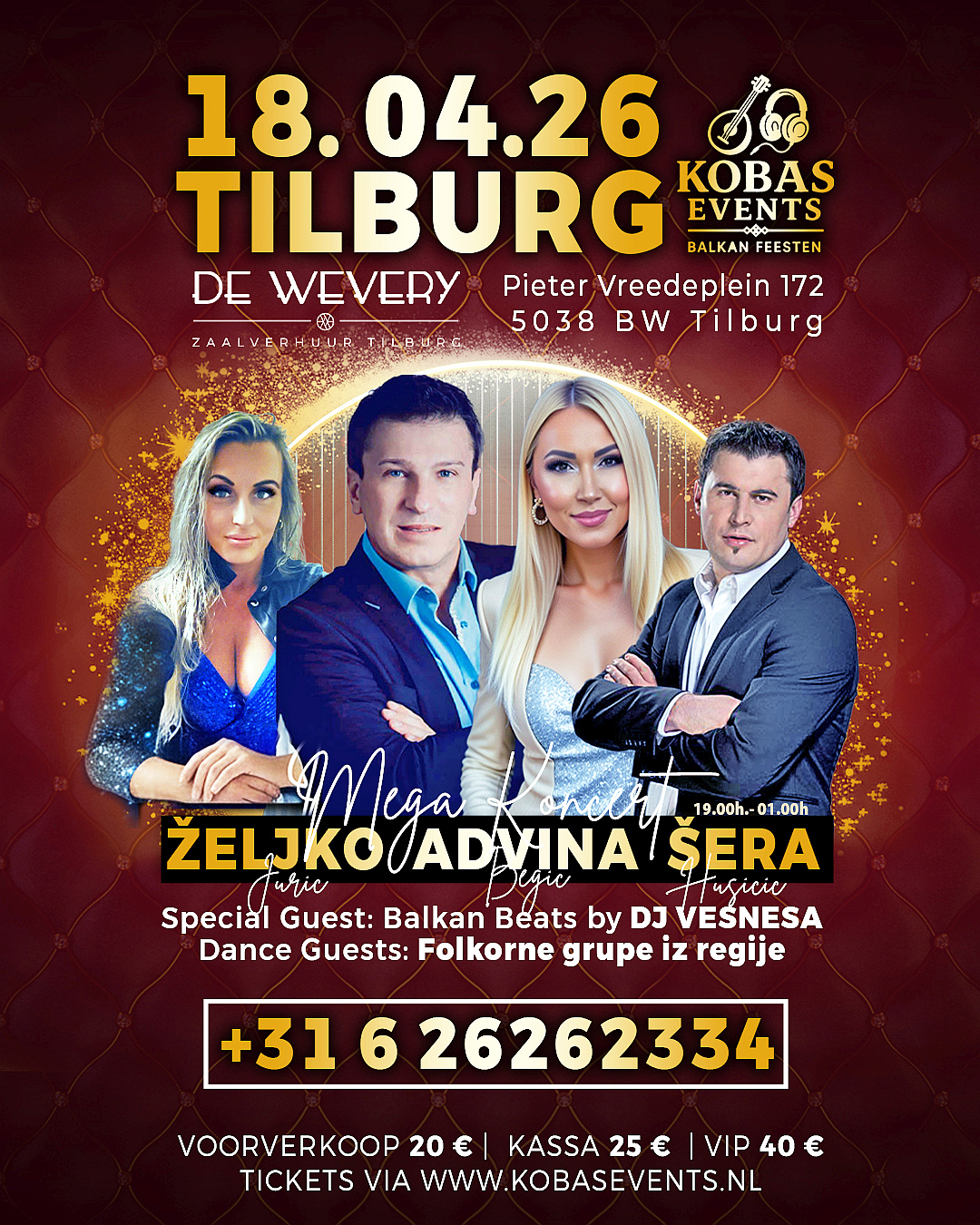 18.04. TILBURG – ŽELJKO JURIĆ, ADVINA BEGIĆ & ŠERA