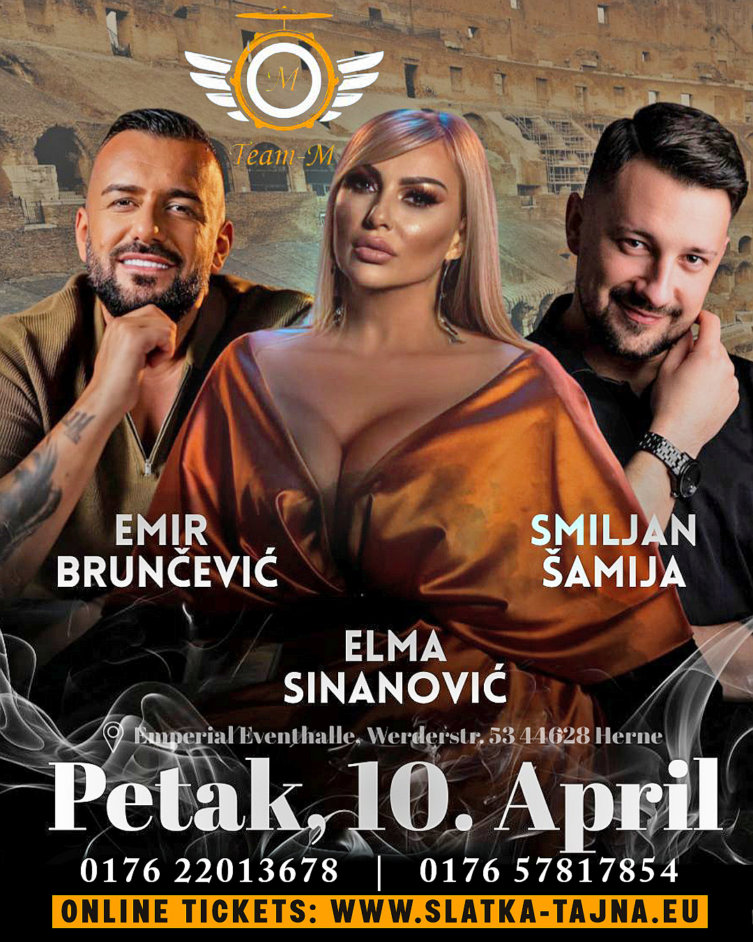 10.04. HERNE – EMIR BRUNČEVIĆ, ELMA SINANOVIĆ, SMILJAN ŠAMIJA