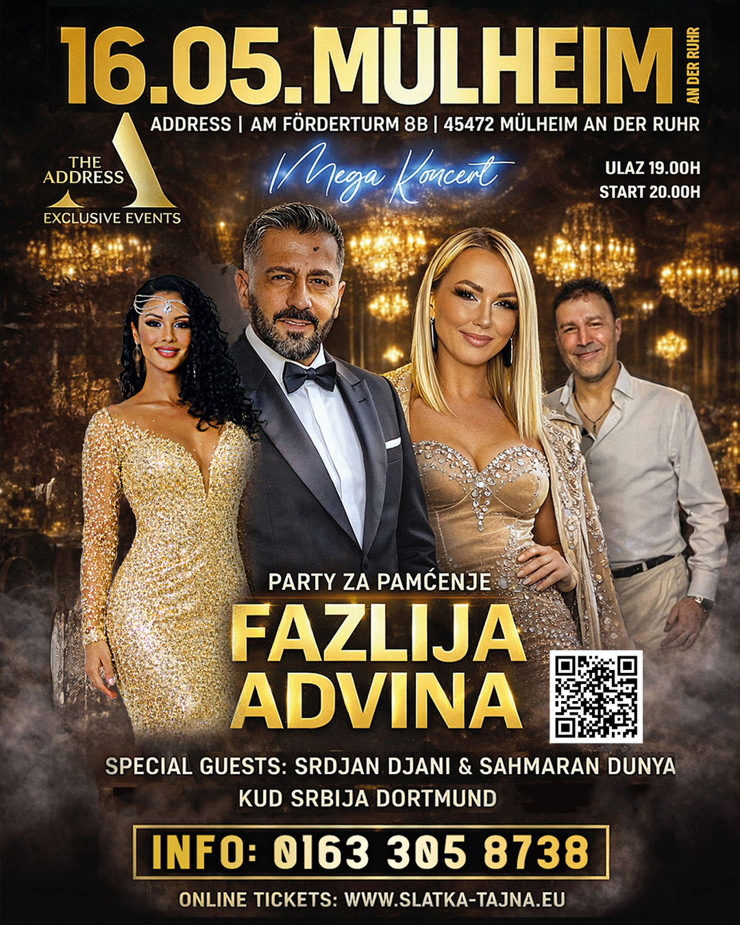 16.05. MÜLHEIM – 🎶 FAZLIJA, ADVINA, DJANI, SAHMARAN & Folklori