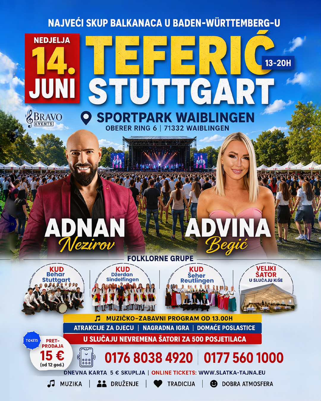 14.06. TEFERIC STUTTGART – Adnan Nezirov, Advina Begic & Folklori